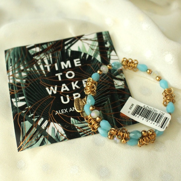Alex and Ani Fate Wrap Bracelet in TIDE New! - Picture 1 of 2